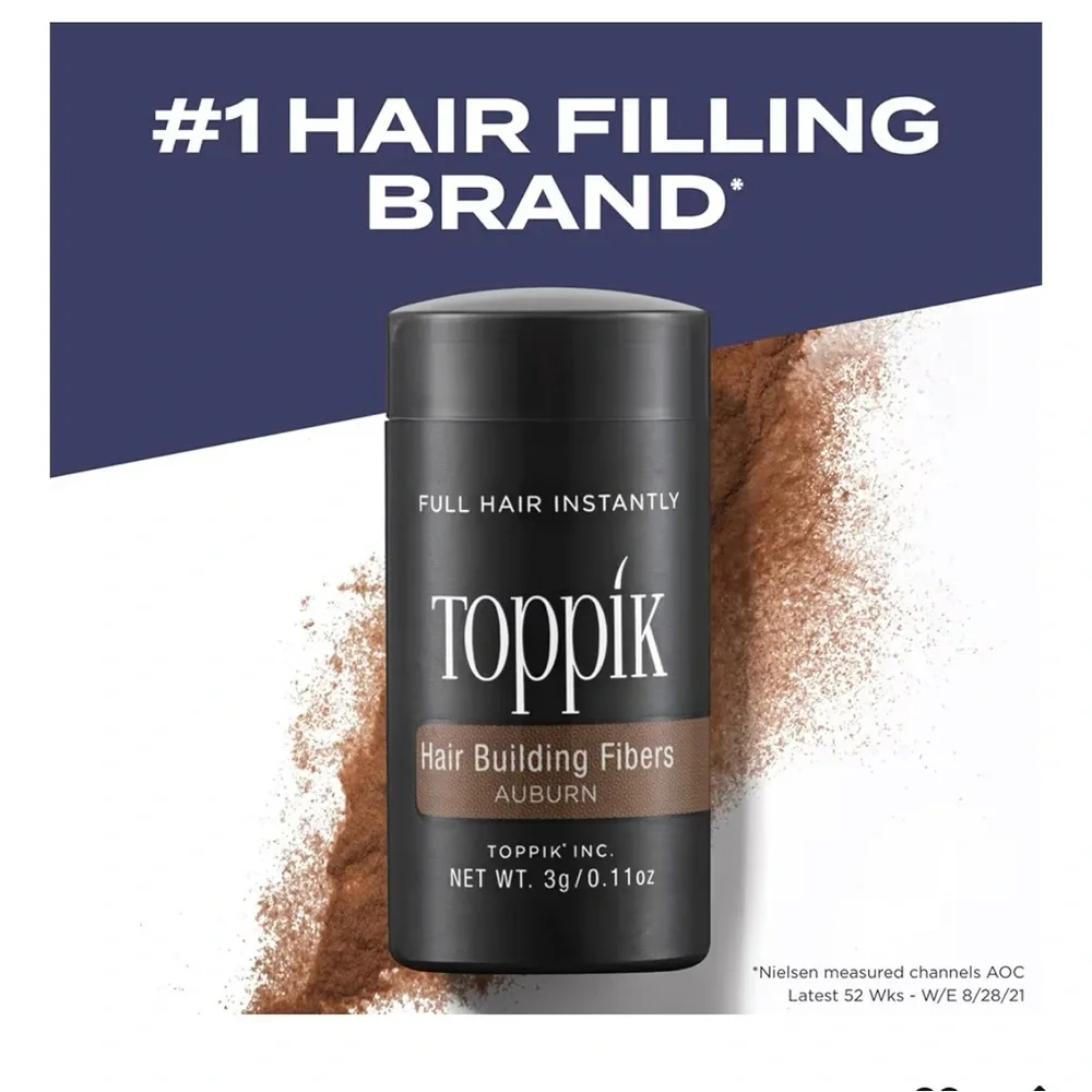 Toppik 55 g. Hair‎ Fibers Hair Thickener Diffuser Bulk Hair Fibers NEW